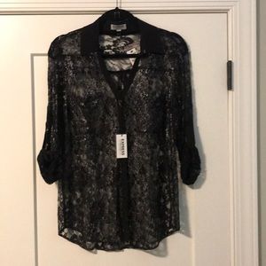 Express lace blouse